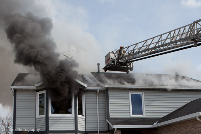 Buffalo Grove House fire 2-25-11 803 Highland Grove Drive